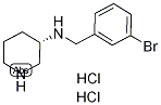 (3S)-N-(3-Bromobenzyl)piperidin-3-amine dihydrochloride, 3-({[(3S)-Piperidin-3-yl]amino}methyl)-1-bromobenzene dihydrochloride Struktur