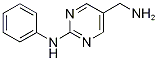 5-(Aminomethyl)-N-phenylpyrimidin-2-amine Struktur