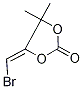 (5Z)-5-(Bromomethylene)-4,4-dimethyl-1,3-dioxolan-2-one Struktur