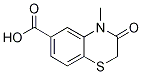 3,4-Dihydro-4-methyl-3-oxo-2H-1,4-benzothiazine-6-carboxylic acid Struktur