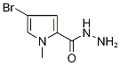 4-Bromo-1-methyl-1H-pyrrole-2-carboxylic acid hydrazide Struktur