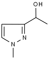 3-(1-Hydroxyethyl)-1-methyl-1H-pyrazole Struktur