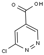 6-chloropyridazine-4-carboxylic acid Struktur