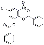 3-(Benzoyloxy)-2-(benzyloxy)-5-chloronitrobenzene Struktur