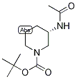 (3S)-3-(Acetylamino)piperidine, N1-BOC protected, (3S)-3-Acetamido-1-(tert-butoxycarbonyl)piperidine, tert-Butyl (3S)-3-(acetylamino)piperidine-1-carboxylate Struktur