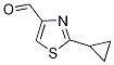 2-Cyclopropyl-4-formyl-1,3-thiazole Struktur