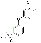 3-(3,4-Dichlorophenoxy)benzenesulphonyl chloride Struktur