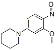 2-Nitroso-5-(piperidin-1-yl)anisole Struktur