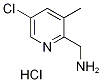 (5-Chloro-3-methylpyridin-2-yl)methylamine hydrochloride Struktur