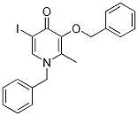 1-Benzyl-3-(benzyloxy)-5-iodo-2-methylpyridin-4(1H)-one 95+% Struktur