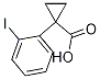 1-Carboxy-1-(2-iodophenyl)cyclopropane Struktur