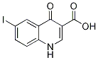 3-Carboxy-1,4-dihydro-6-iodo-4-oxoquinoline Struktur