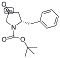 tert-Butyl (2S)-2-benzyl-4-oxopyrrolidine-1-carboxylate, (2S)-2-Benzyl-1-(tert-butoxycarbonyl)-4-oxopyrrolidine Struktur