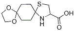 12-Aza-1,4-dioxa-9-thiadispiro[4.2.4.2]tetradecane-11-carboxylic acid Struktur