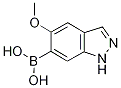 6-Borono-5-methoxy-1H-indazole Struktur