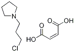 1-(3-Chloropropyl)pyrrolidine maleate Struktur