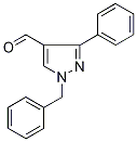 1-Benzyl-3-phenyl-1H-pyrazole-4-carboxaldehyde Struktur