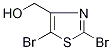 2,5-Dibromo-4-(hydroxymethyl)-1,3-thiazole Struktur