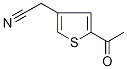 (5-Acetylthien-3-yl)acetonitrile, (5-Acetyl-3-thienyl)methyl cyanide Struktur