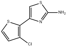 2-Amino-4-(3-chlorothien-2-yl)-1,3-thiazole Struktur