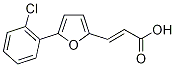 3-[5-(2-Chlorophenyl)fur-2-yl]acrylic acid Struktur