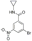 3-Bromo-N-cyclopropyl-5-nitrobenzamide 97% Struktur