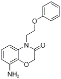 8-Amino-4-(2-phenoxyethyl)-2H-1,4-benzoxazin-3(4H)-one Struktur