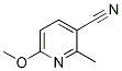 6-Methoxy-2-methylpyridine-3-carbonitrile, 3-Cyano-6-methoxy-2-methylpyridine Struktur