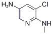 5-Amino-3-chloro-2-(methylamino)pyridine Struktur