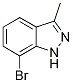 7-Bromo-3-methyl-1H-indazole Struktur