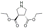 trans-3,4-Bis(ethoxycarbonyl)pyrrolidine Struktur