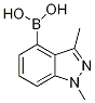 1,3-Dimethyl-1H-indazole-4-boronic acid Struktur