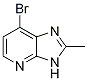 4-Bromo-2-methyl-7-azabenzimidazole Struktur