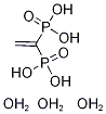 Ethene-1,1-diylbis(phosphonic acid) trihydrate Struktur