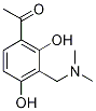 2',4'-Dihydroxy-3'-[(dimethylamino)methyl]acetophenone Struktur