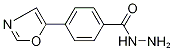 4-(1,3-Oxazol-5-yl)benzoic acid hydrazide Struktur