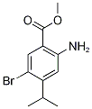 Methyl 2-amino-5-bromo-4-isopropylbenzoate Struktur