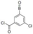 3-Chloro-5-(oxoboronyl)benzoyl chloride Struktur