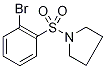 1-[(2-Bromophenyl)sulphonyl]pyrrolidine 98% Struktur