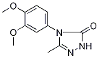 2,4-Dihydro-4-(3,4-dimethoxyphenyl)-5-methyl-3H-1,2,4-triazol-3-one Struktur