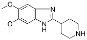 5,6-Dimethoxy-2-(piperidin-4-yl)-1H-benzimidazole Struktur