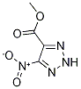 Methyl 5-nitro-2H-1,2,3-triazole-4-carboxylate Struktur