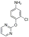 3-Chloro-4-(pyrimidin-2-yloxy)aniline Struktur