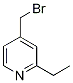 4-Bromomethyl-2-ethylpyridine Struktur