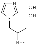 2-(1H-Imidazol-1-yl)-1-methylethylamine dihydrochloride Struktur