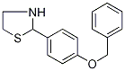 2-[4-(Benzyloxy)phenyl]-1,3-thiazolidine Struktur