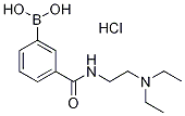 3-{[2-(Diethylamino)ethyl]carbamoyl}benzeneboronic acid hydrochloride 97% Struktur