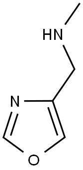 4-[(Methylamino)methyl]-1,3-oxazole Struktur