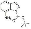 tert-butyl 7-amino-1H-indazole-1-carboxylate Struktur