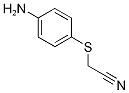 [(4-Aminophenyl)sulphanyl]acetonitrile Struktur